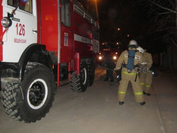 В Каменском районе при пожаре в доме пострадала женщина