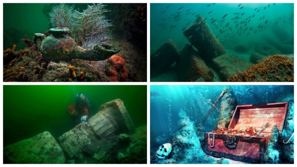 На дне Нила обнаружен подводный древний храм с сокровищами